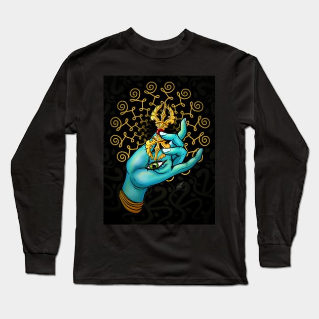 Vajra t-shirt - Dorje - Dharma Guru - Buddha Long Sleeve T-Shirt by Roy's Disturbia